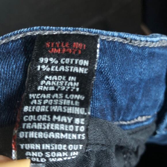 Jordan Craig Mens Jeans Blue Sean Legacy Edition Painted Moto Distressed 32x32 - Picture 6 of 13